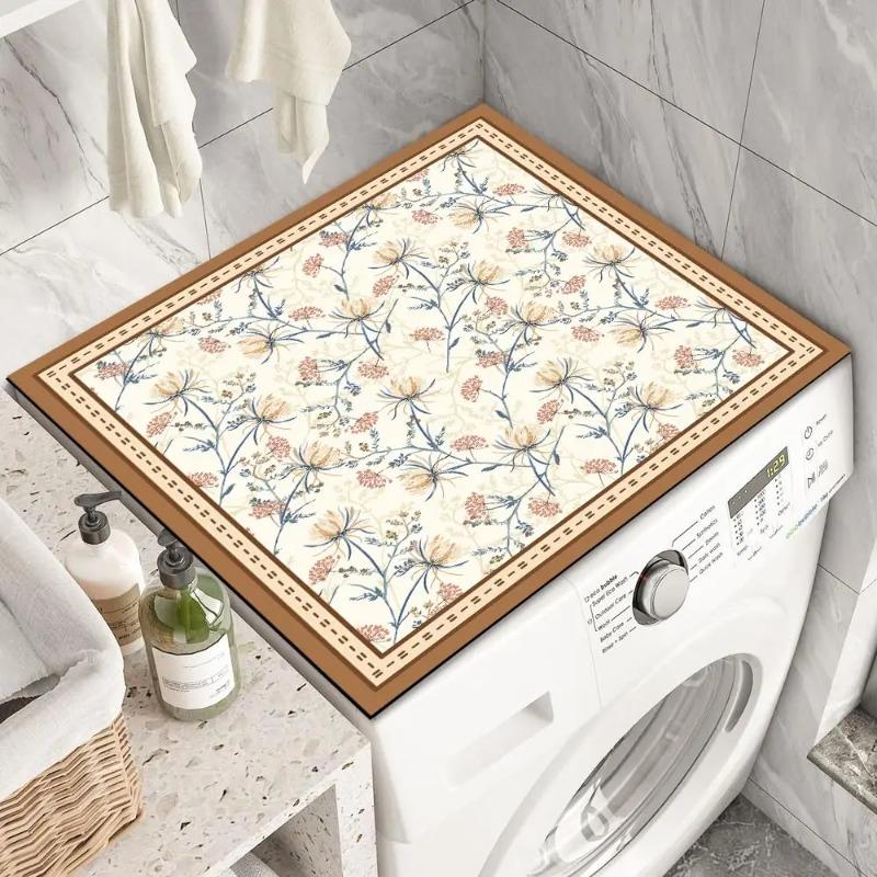 Washer and Dryer Covers Flowers Floral Non-slip Dryer Top Protect Mat Dust-proof Washing Machine Cover Diatomite Top Cove Beauty 20x30cm
Washer and Dryer Covers Flowers Floral Non-slip Dryer Top Protect Mat Dust-proof Washing Machine Cover Diatomite Top Cove Beauty 20x30cm