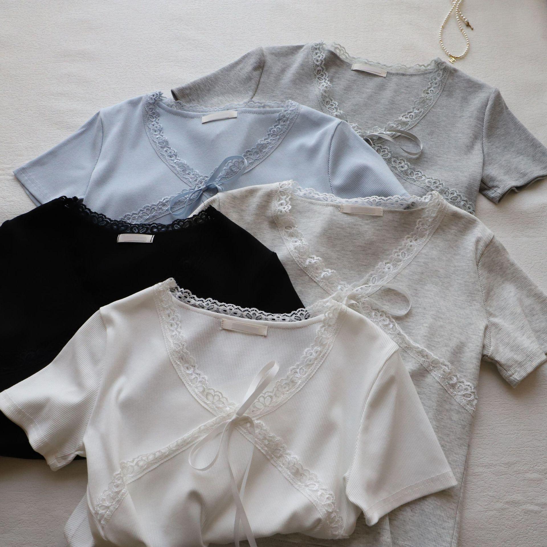 Petite Short-Sleeved Bow Slim-Fit Top - 2025 Korean Style Summer Women s Fashion One Size
Petite Short-Sleeved Bow Slim-Fit Top - 2025 Korean Style Summer Women s Fashion One Size