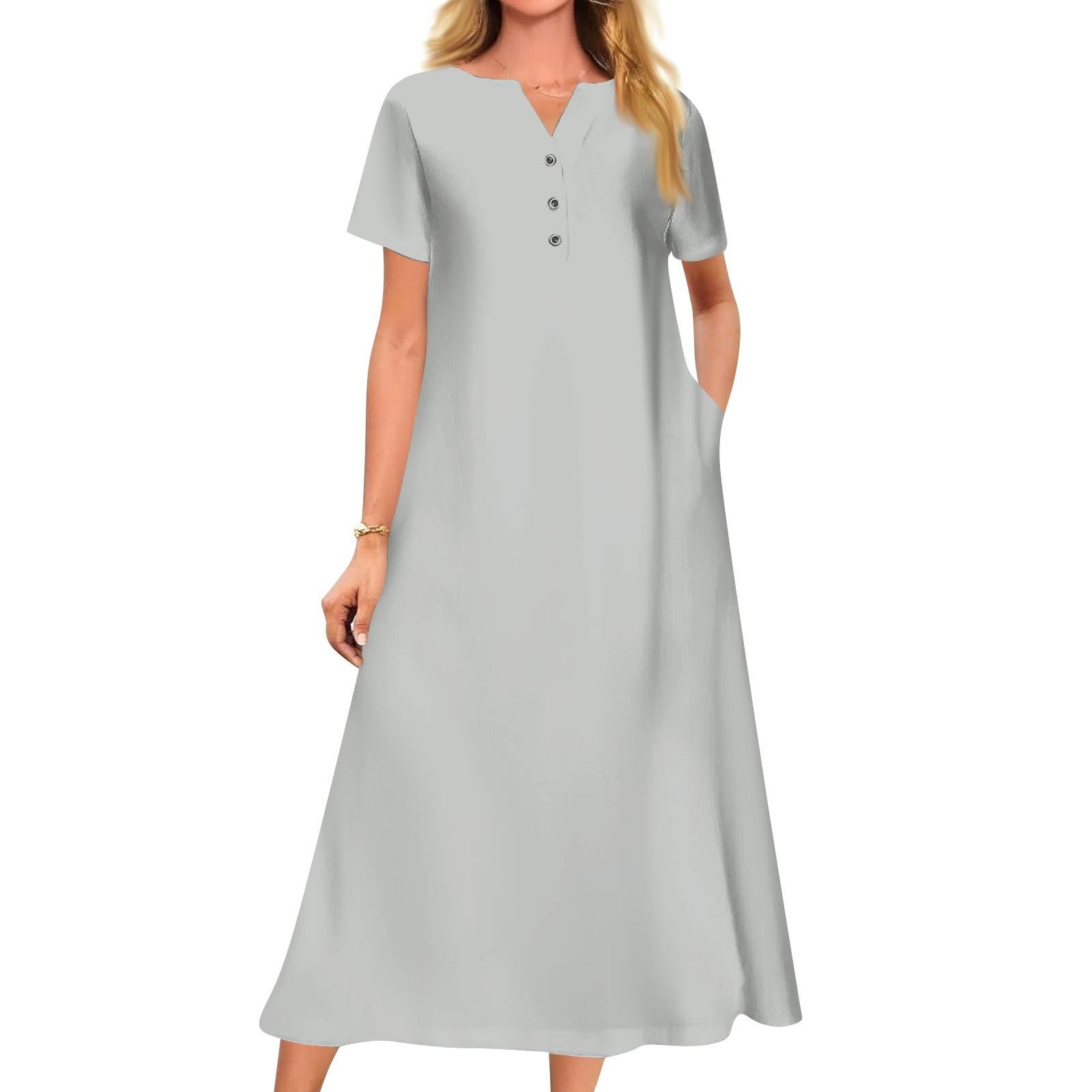 Женское летнее платье свободного кроя с принтом, V-образным вырезом и короткими рукавами S
Женское летнее платье свободного кроя с принтом, V-образным вырезом и короткими рукавами S