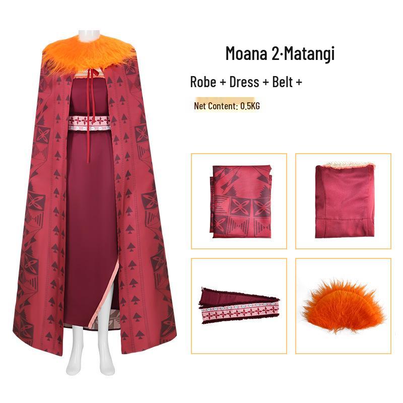 Moana 2 Villain Matangi Cosplay Costume Set for Halloween Stage Performance S
Moana 2 Villain Matangi Cosplay Costume Set for Halloween Stage Performance S