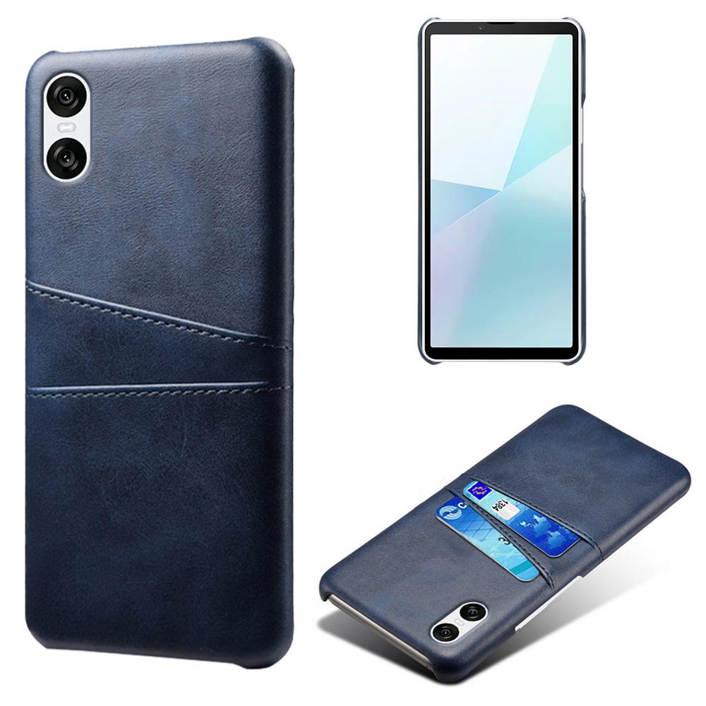 Для Sony Xperia 10 VI Чехол с кожаным покрытием PC Phone Cover Задняя крышка с двумя слотами для карт Blue
Для Sony Xperia 10 VI Чехол с кожаным покрытием PC Phone Cover Задняя крышка с двумя слотами для карт Blue