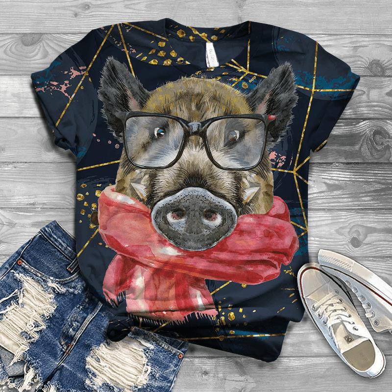 Летняя футболка с модным 3D цифровым принтом с узором птиц и коротким рукавом для женщин 6XL
Летняя футболка с модным 3D цифровым принтом с узором птиц и коротким рукавом для женщин 6XL