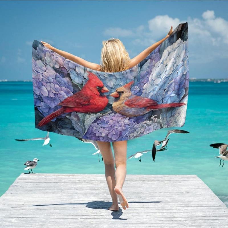 Cardinals Hydrangea Flowers Beach Towel Microfiber Beach Blankets Quick Dry Oversized Sand Free Super Absorbent Lightweight Pool W40*H60(CM)
Cardinals Hydrangea Flowers Beach Towel Microfiber Beach Blankets Quick Dry Oversized Sand Free Super Absorbent Lightweight Pool W40*H60(CM)