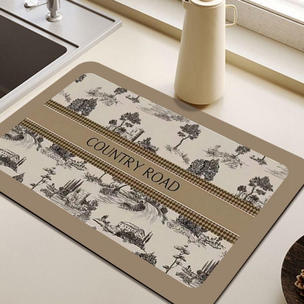 Принтованные коврики для сушки посуды Ретро кофейный плейсмат Коврик для сушки посуды Подложка для слива Поддерживают посуду сухой L-E
Принтованные коврики для сушки посуды Ретро кофейный плейсмат Коврик для сушки посуды Подложка для слива Поддерживают посуду сухой L-E