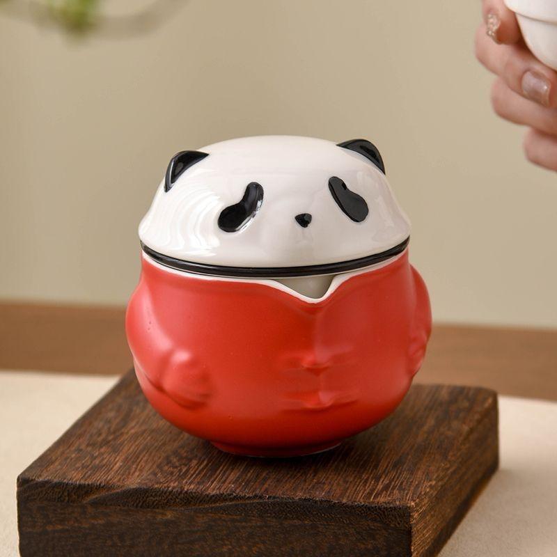 Panda Travel Tea Set Cute Portable Teaware Quick Cup Ceramic Gongfu Tea Insufer Multiple Models Opitional 2026 New Creative Gift
Panda Travel Tea Set Cute Portable Teaware Quick Cup Ceramic Gongfu Tea Insufer Multiple Models Opitional 2026 New Creative Gift