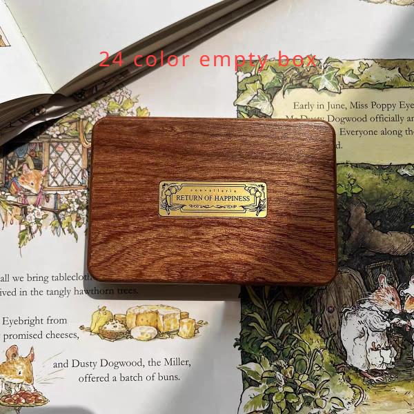 Vintage Brass Travel Wooden Box 24-color Watercolor Subpackage Box Artist Outdoor Travel Watercolor Painting Creation Supplies
Vintage Brass Travel Wooden Box 24-color Watercolor Subpackage Box Artist Outdoor Travel Watercolor Painting Creation Supplies
