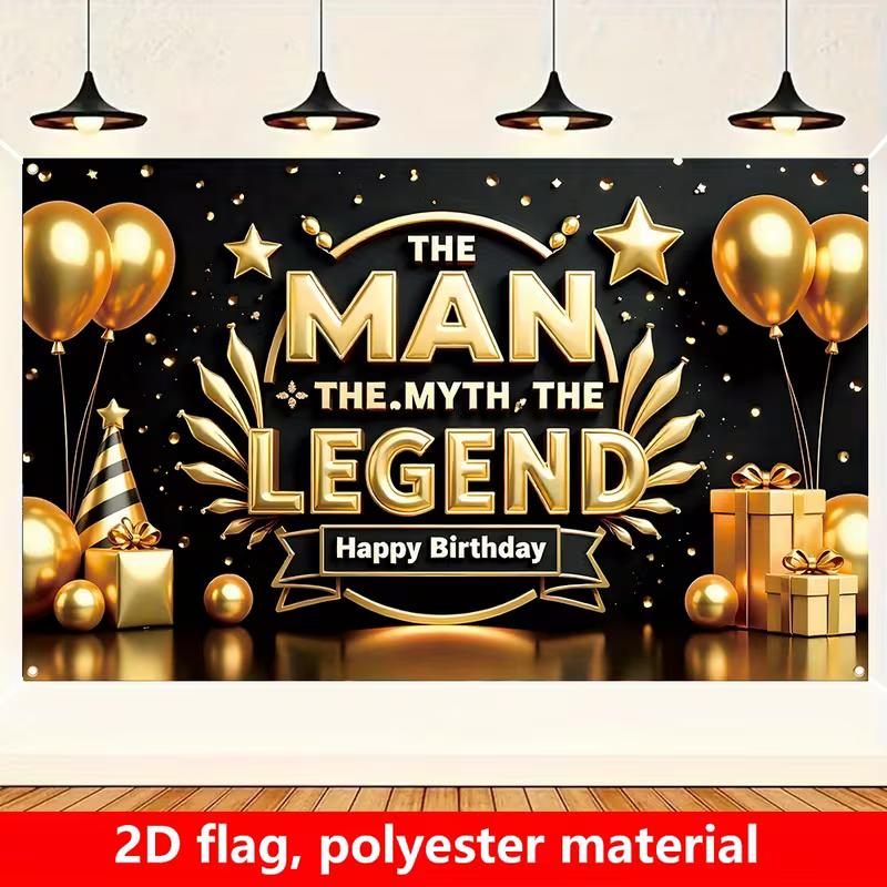 2D Flat The Man The Myth The Legend Birthday Photo Booth Background 47.2x31.5inch/120*80cm
2D Flat The Man The Myth The Legend Birthday Photo Booth Background 47.2x31.5inch/120*80cm