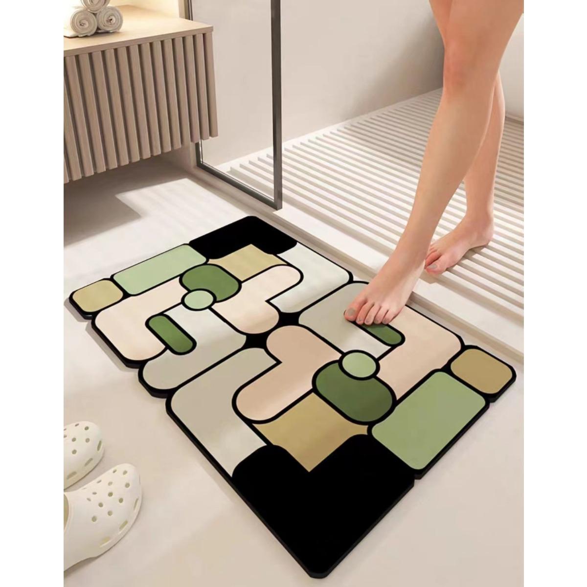 Bathroom Diatom Mud Mat Slip-resistant Mat Restroom Moisture-wicking Foot Mat Toilet Toilet Shower Room Door Slip-resistant Cushion 40 * 60cm
Bathroom Diatom Mud Mat Slip-resistant Mat Restroom Moisture-wicking Foot Mat Toilet Toilet Shower Room Door Slip-resistant Cushion 40 * 60cm