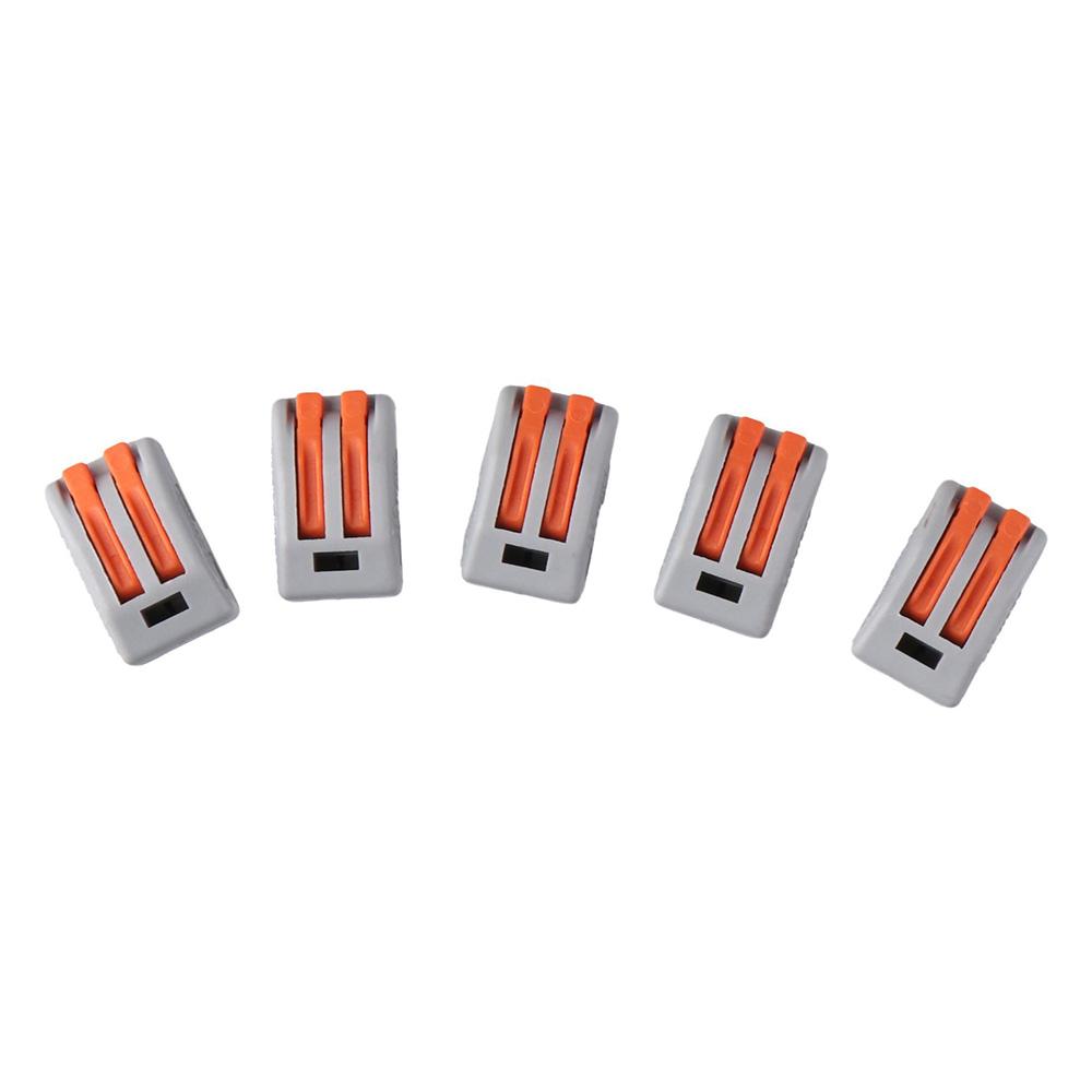 50Pcs Orange Lever Wire Conductor 2 Port Fast Connection Terminal Multiple Types of Wires
50Pcs Orange Lever Wire Conductor 2 Port Fast Connection Terminal Multiple Types of Wires