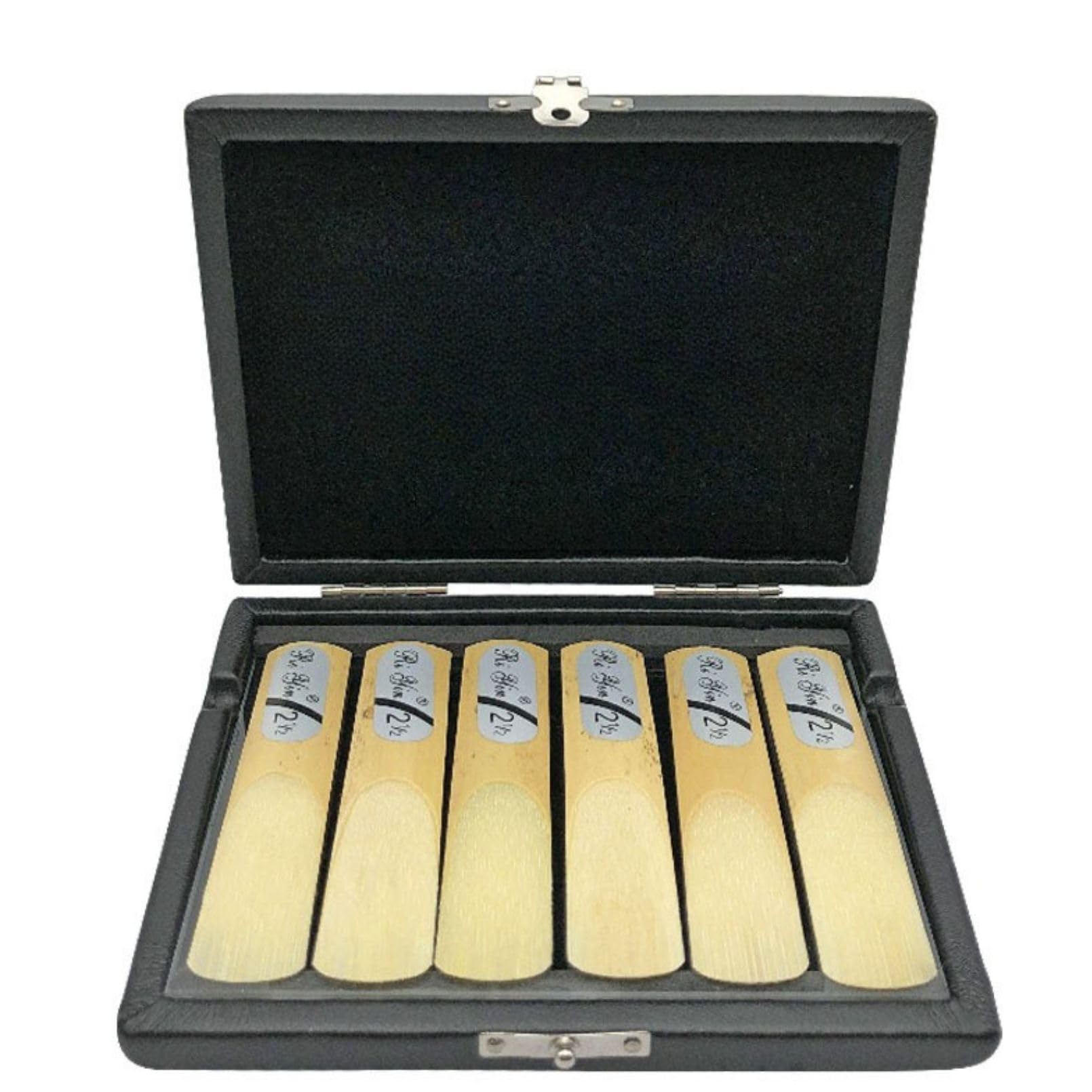Easy-to-clean reed case for clarinet, alto, and tenor saxophones (1 piece)
Easy-to-clean reed case for clarinet, alto, and tenor saxophones (1 piece)