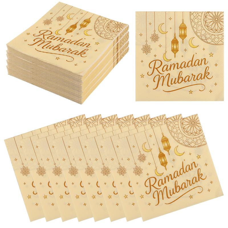 20-100 шт. Бумажные салфетки Ramadan Mubarak, золотой лунный фонарь, одноразовые салфетки для вечеринки 2026, мусульманский исламский Ид, домашнее украшение стола 20Pcs
20-100 шт. Бумажные салфетки Ramadan Mubarak, золотой лунный фонарь, одноразовые салфетки для вечеринки 2026, мусульманский исламский Ид, домашнее украшение стола 20Pcs