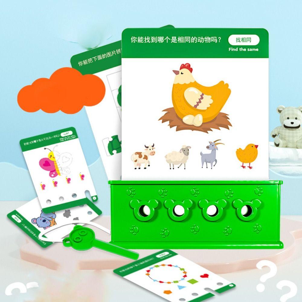 Montessori English Logic Key Puzzle Game Matching Game Key Thinking Puzzle Toy Birthday Gifts Style 1
Montessori English Logic Key Puzzle Game Matching Game Key Thinking Puzzle Toy Birthday Gifts Style 1