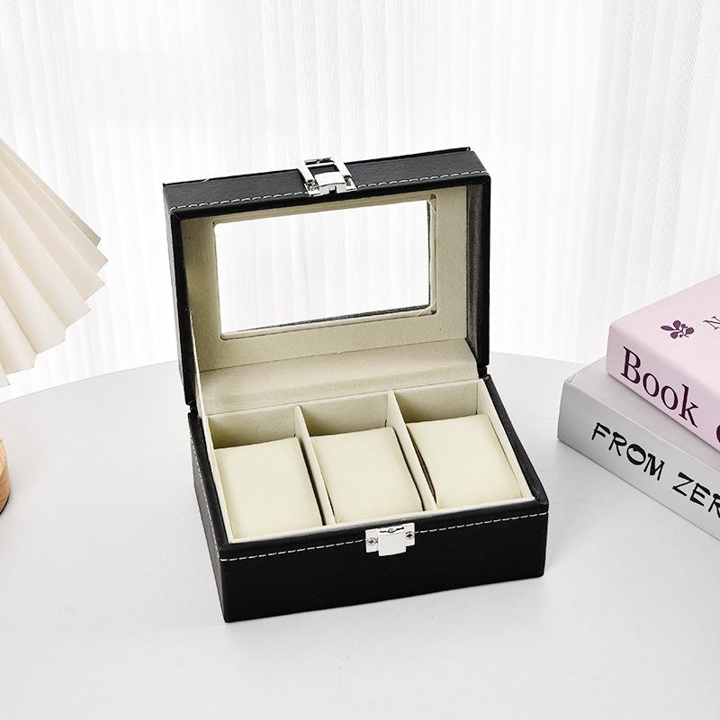 Classic 3/6/10/12 Slots PU Leather Watches Storage Box With Lock Quartz Wristwatch Collection Boxes Organizer for Women Men
Classic 3/6/10/12 Slots PU Leather Watches Storage Box With Lock Quartz Wristwatch Collection Boxes Organizer for Women Men
