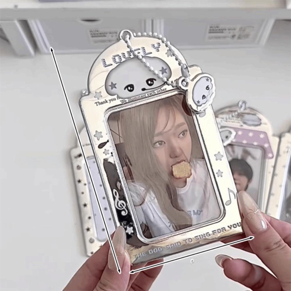 New 3 Inch Kpop Photocard Holder Picture Display Pendant Idol Photo Frame Silver PVC Card Holder
New 3 Inch Kpop Photocard Holder Picture Display Pendant Idol Photo Frame Silver PVC Card Holder