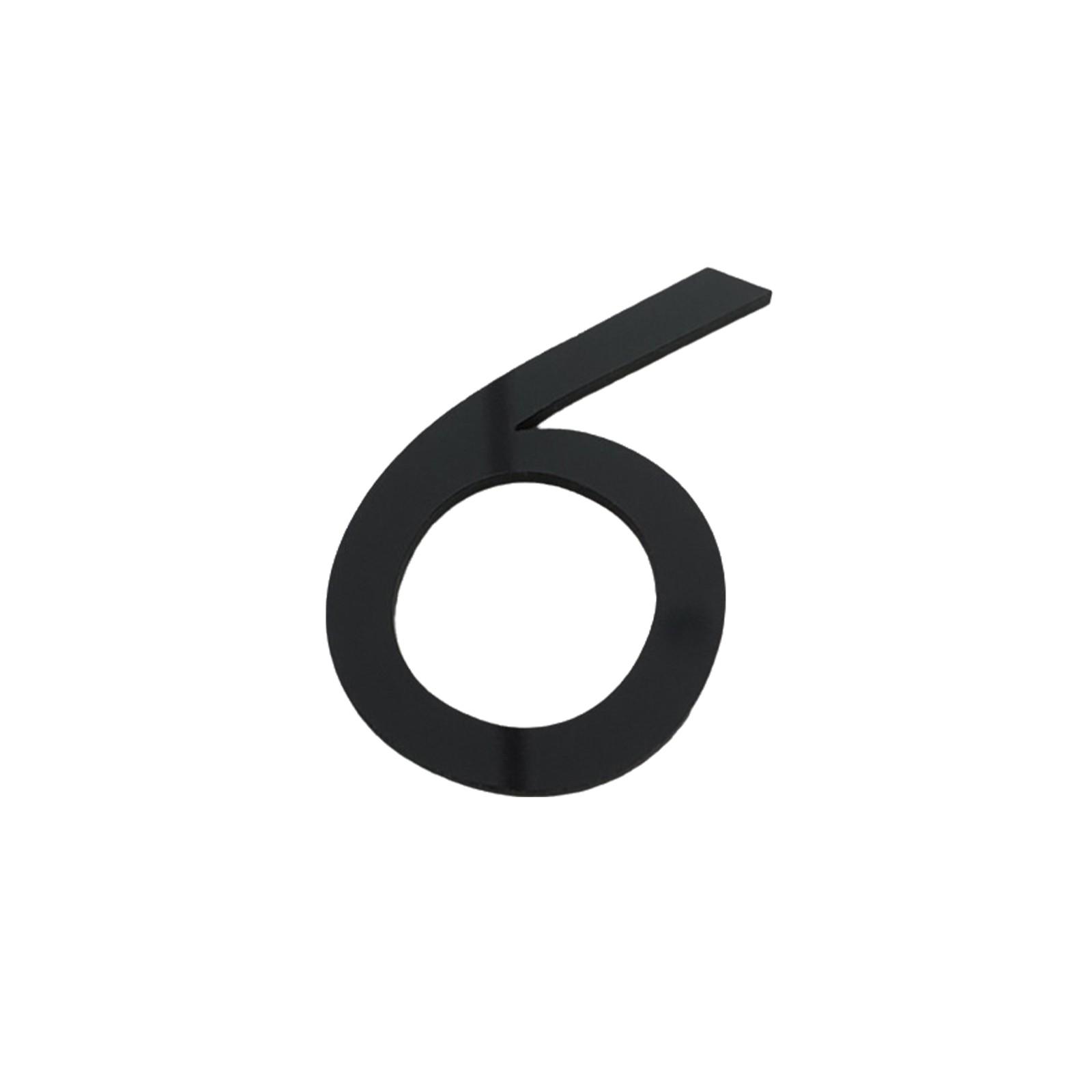 Акриловая трехмерная цифровая креативная номерная табличка Акриловая цифровая дверная табличка One Size