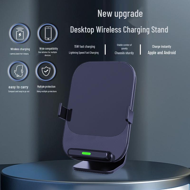 15W Cross-Border Vertical Wireless Charger for Apple, Samsung, Huawei, Xiaomi Z05 Vertical Wireless Charger чорний
15W Cross-Border Vertical Wireless Charger for Apple, Samsung, Huawei, Xiaomi Z05 Vertical Wireless Charger чорний
