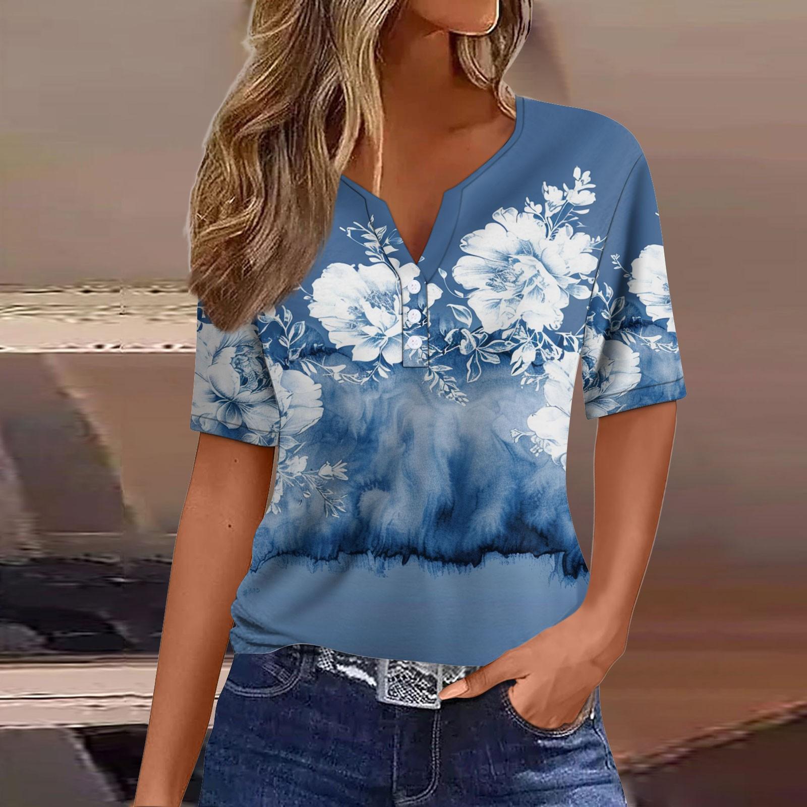 Жен. Футболка Футболка С принтом Пуговицы С короткими рукавами Повседневные Выходные Мода Классический V-образный вырез Обычный Верх L синий
Жен. Футболка Футболка С принтом Пуговицы С короткими рукавами Повседневные Выходные Мода Классический V-образный вырез Обычный Верх L синий