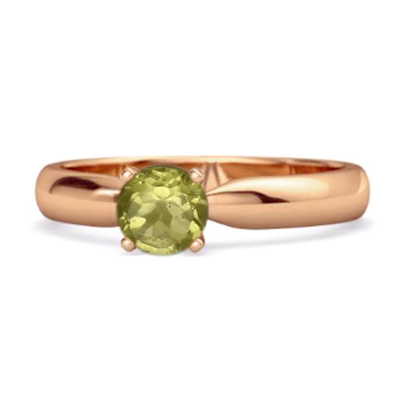 Peridot Classic Solitaire Ring - Sterling Silver Rose Gold Vermeil 12 рожевий колір золота
Peridot Classic Solitaire Ring - Sterling Silver Rose Gold Vermeil 12 рожевий колір золота