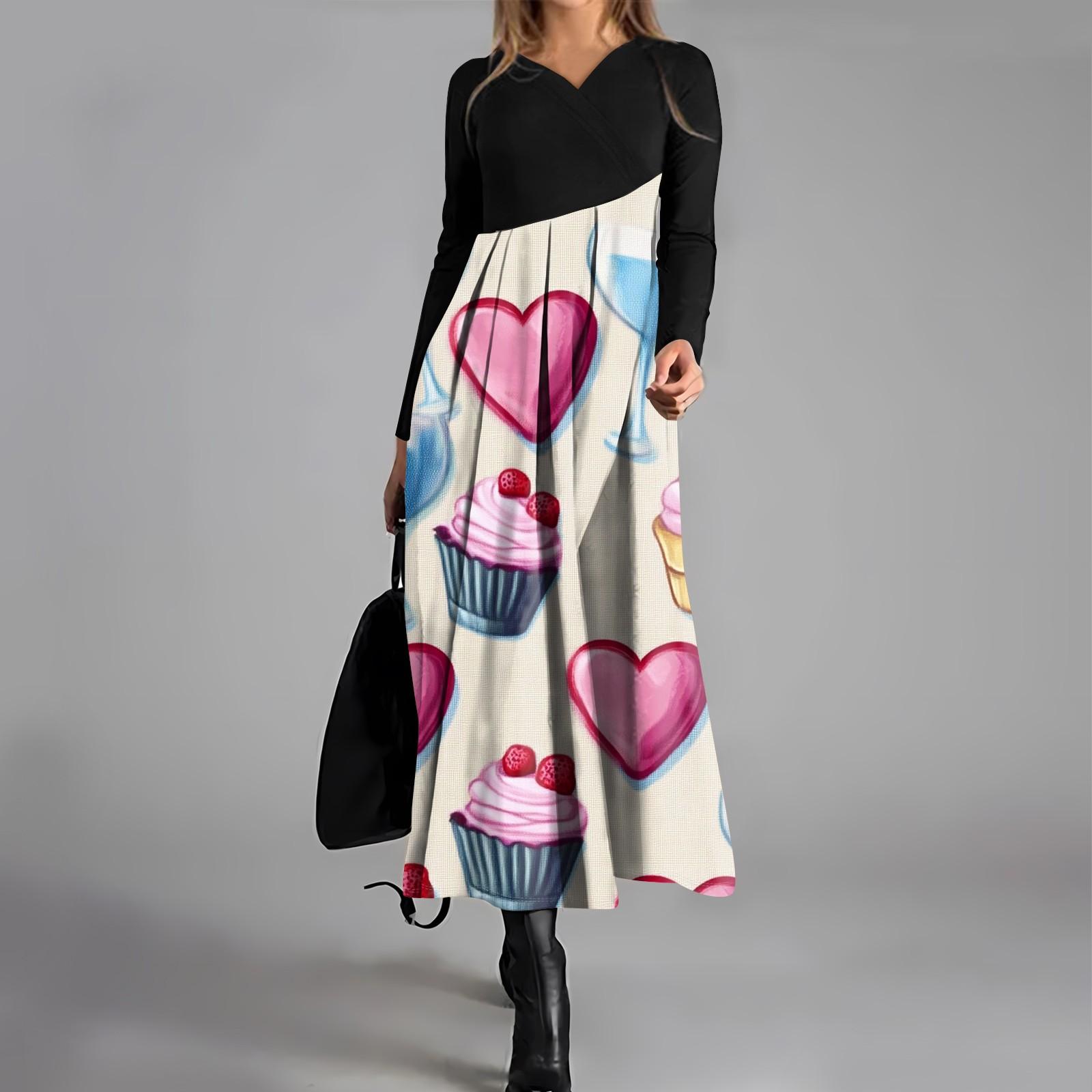 Женское модное повседневное платье свободного покроя с V-образным вырезом, длинными рукавами, цветочным принтом и карманом на талии L бежевый
Женское модное повседневное платье свободного покроя с V-образным вырезом, длинными рукавами, цветочным принтом и карманом на талии L бежевый