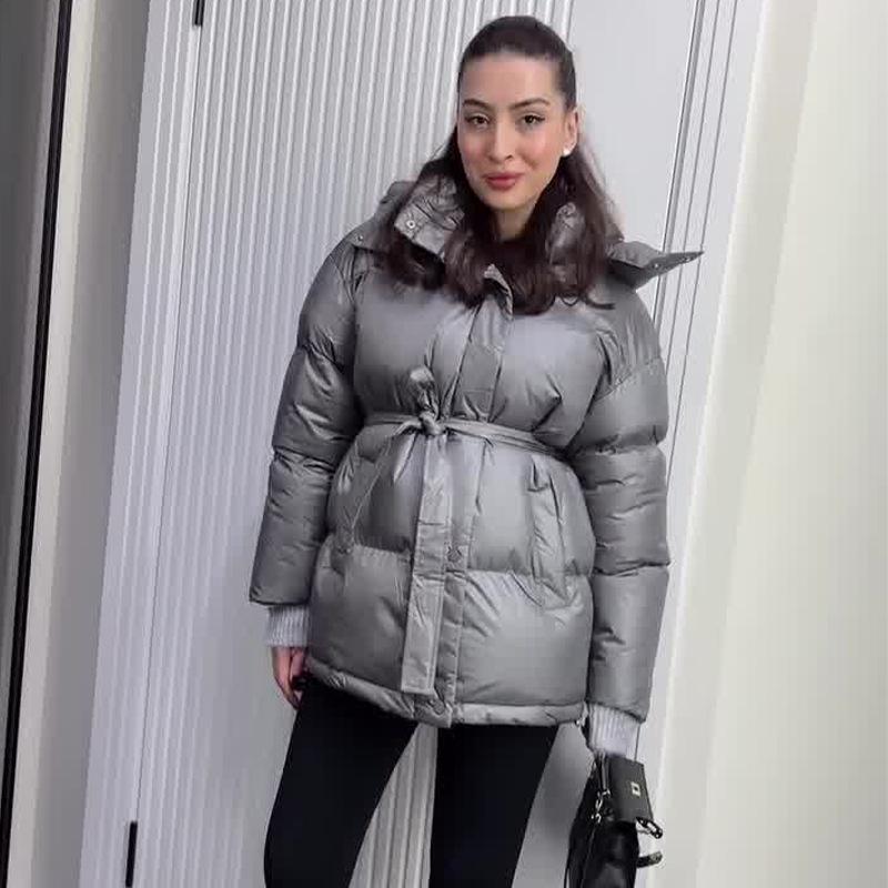 Женское теплое хлопковое пальто с капюшоном, однотонное, блестящее, Осень/Зима 2024 M серый
Женское теплое хлопковое пальто с капюшоном, однотонное, блестящее, Осень/Зима 2024 M серый