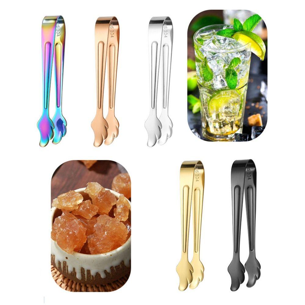 Colorful Sugar Tong Stainless Steel Ice Cube Tong Tweezer Clamp Coffee Sugar Clip Hotel чорний
Colorful Sugar Tong Stainless Steel Ice Cube Tong Tweezer Clamp Coffee Sugar Clip Hotel чорний