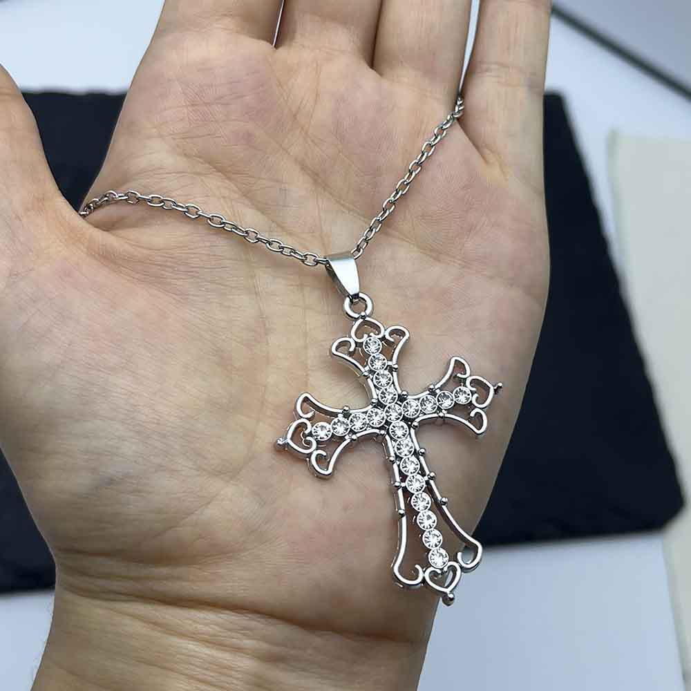 Fashion Diamond Cross Pendant Hip Hop Korean Necklace Sweater Chain
Fashion Diamond Cross Pendant Hip Hop Korean Necklace Sweater Chain