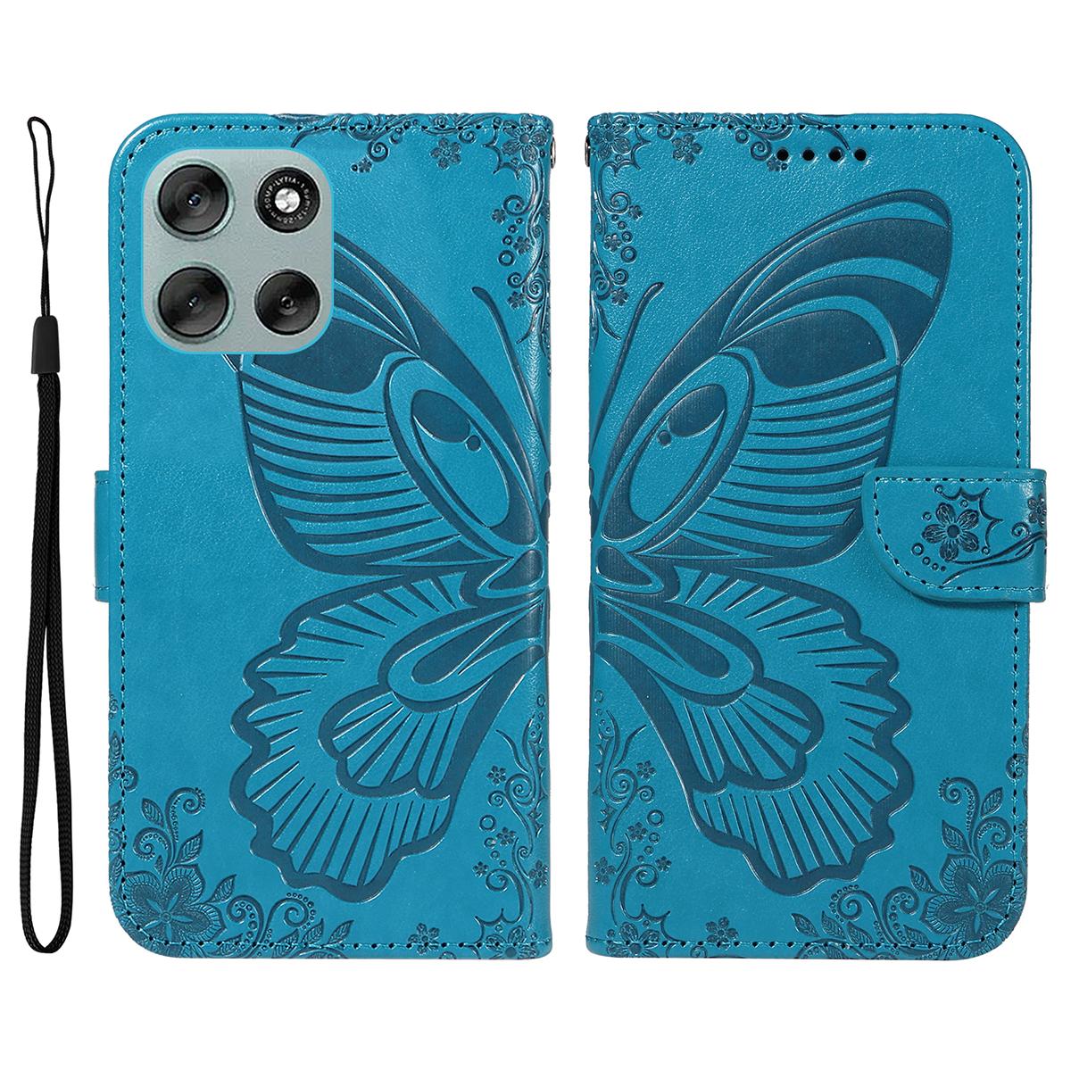 For Motorola Moto G56 5G Case Butterfly Pattern PU Leather Folio Flip Phone Cover Blue
For Motorola Moto G56 5G Case Butterfly Pattern PU Leather Folio Flip Phone Cover Blue