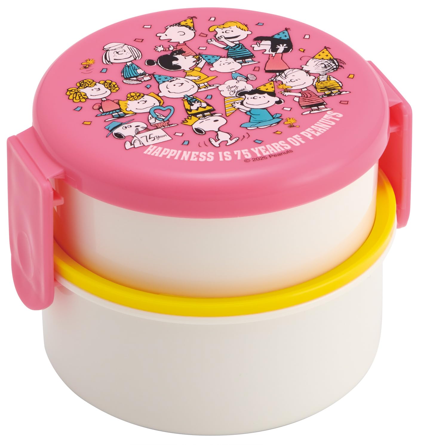 Skater Bento Round Rice Ball Case with 500ml Made in Snoopy 75th Box, Antibacterial, Two-Tier, Fork, Capacity, Japan, Microwaveable, Anniversary,
Skater Bento Round Rice Ball Case with 500ml Made in Snoopy 75th Box, Antibacterial, Two-Tier, Fork, Capacity, Japan, Microwaveable, Anniversary,