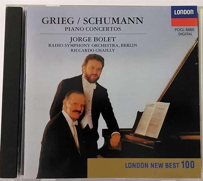CD JORGE BOLETTO, GRIEG, SCHUMANN, RIC - Grieg, Schumann: Piano Concertos POCL5055 Japan ObiClassical Used
CD JORGE BOLETTO, GRIEG, SCHUMANN, RIC - Grieg, Schumann: Piano Concertos POCL5055 Japan ObiClassical Used