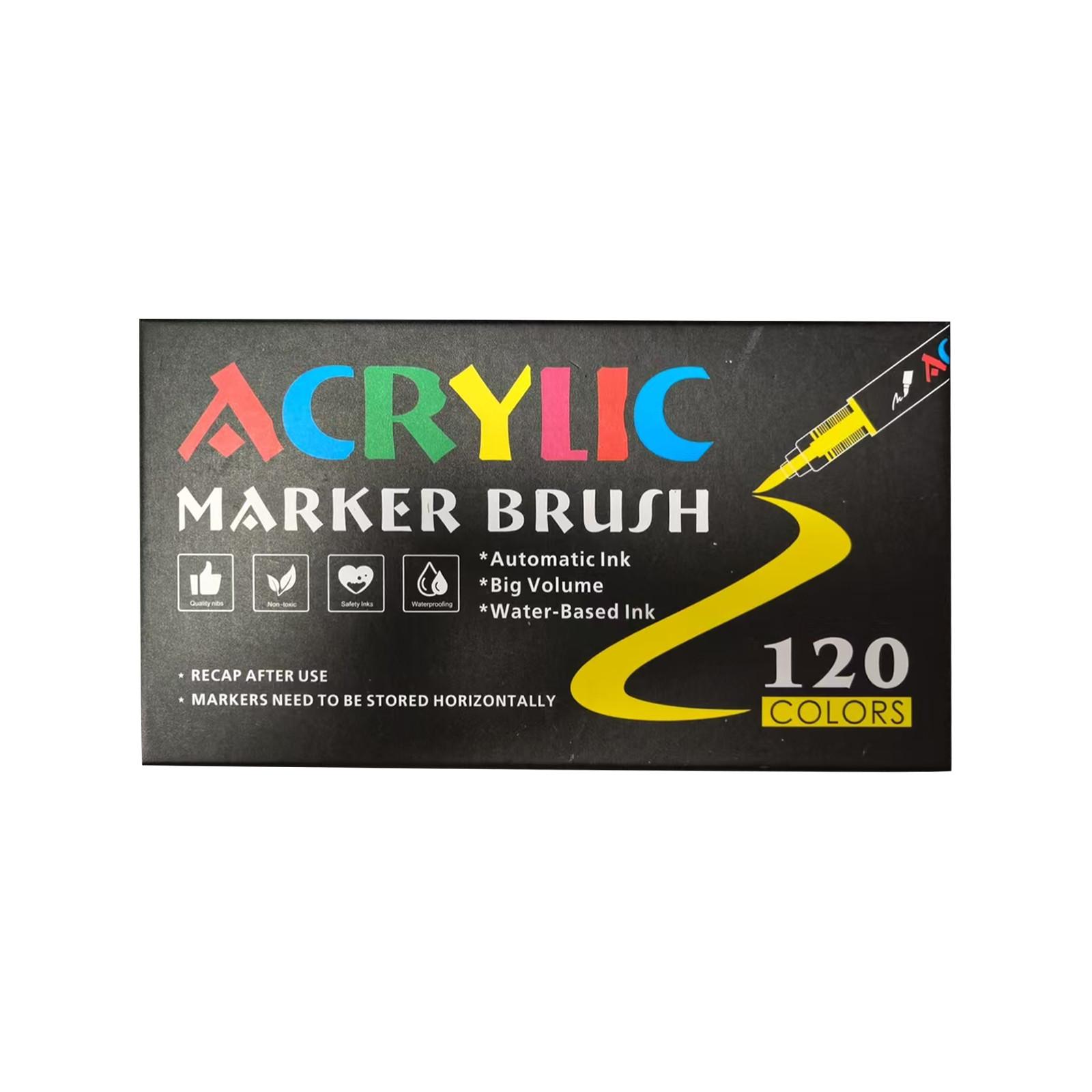 Прямой Жидкий Акриловый Маркер 12/24/36/48/60/80/120 Цветов Мягкий Наконечник Студенческий Арт DIY Ручная Роспись Рисование Дудл Ручка 10 мл One Size
Прямой Жидкий Акриловый Маркер 12/24/36/48/60/80/120 Цветов Мягкий Наконечник Студенческий Арт DIY Ручная Роспись Рисование Дудл Ручка 10 мл One Size