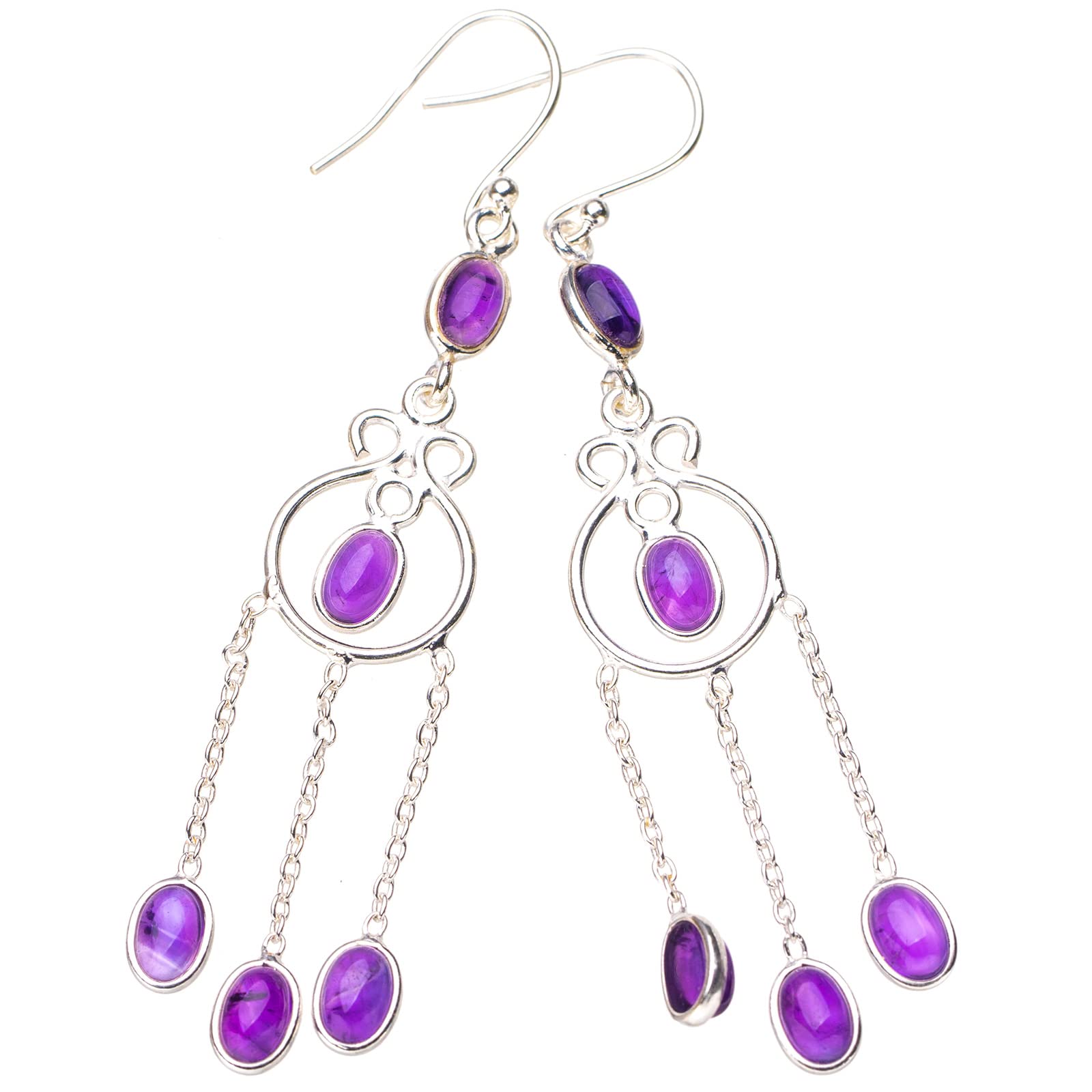 StarGems® Natural Amethyst Tassel Handmade 925 Sterling Silver Earrings 2.75 E6974
StarGems® Natural Amethyst Tassel Handmade 925 Sterling Silver Earrings 2.75 E6974