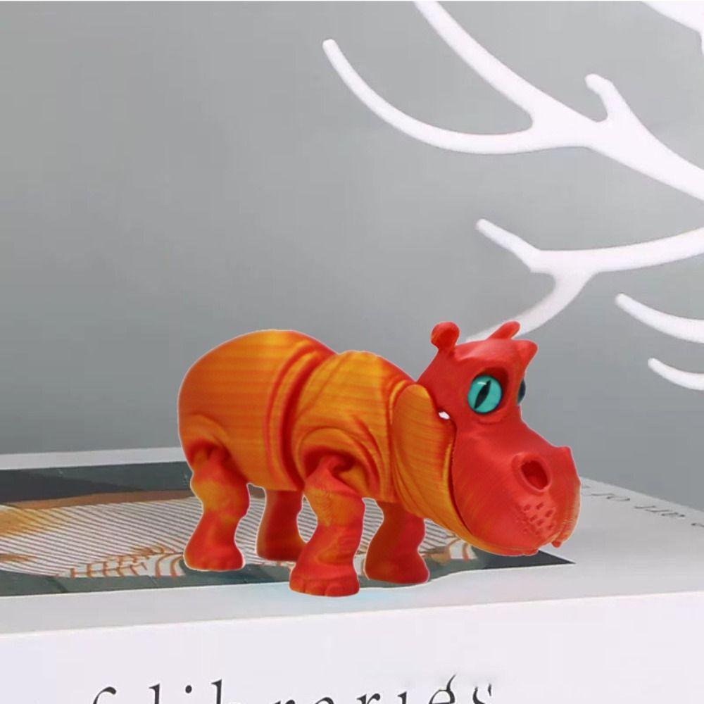 Multi-jointed 3D Printed Hippopotamus Figurines PLA 3D Printed Hippopotamus Model Children Toys Style B
Multi-jointed 3D Printed Hippopotamus Figurines PLA 3D Printed Hippopotamus Model Children Toys Style B