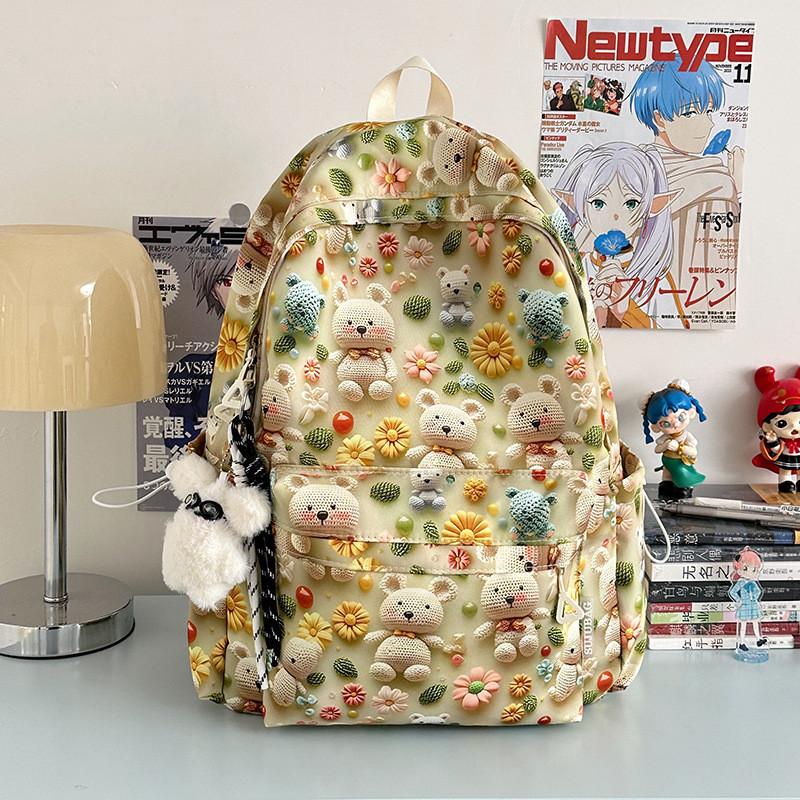 Милый рюкзак для студентов с принтом мультяшных крабов, цветов, лисы, медведя, ромашки, подвеска с Daisies Bear Pendant
Милый рюкзак для студентов с принтом мультяшных крабов, цветов, лисы, медведя, ромашки, подвеска с Daisies Bear Pendant