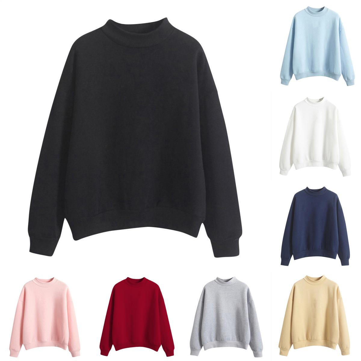Cross-Border Solid Color Half-High Neck Sweatshirt – Custom Image Option Available Extra Extra Large
Cross-Border Solid Color Half-High Neck Sweatshirt – Custom Image Option Available Extra Extra Large
