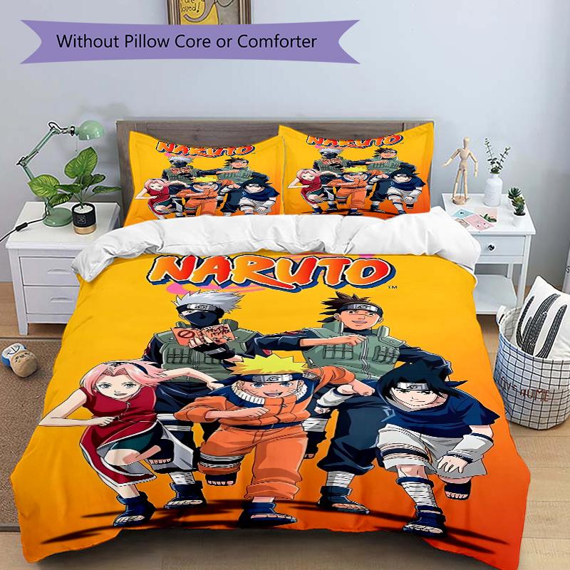 3pcs Naruto Design Quilt Cover Set - Soft and Cozy Bedroom, Guest Room and Dorm Decorative Bedding 3-Piece Set 1 Quilt Cover + 2 Pillow Shams.H06 135x200cm
3pcs Naruto Design Quilt Cover Set - Soft and Cozy Bedroom, Guest Room and Dorm Decorative Bedding 3-Piece Set 1 Quilt Cover + 2 Pillow Shams.H06 135x200cm