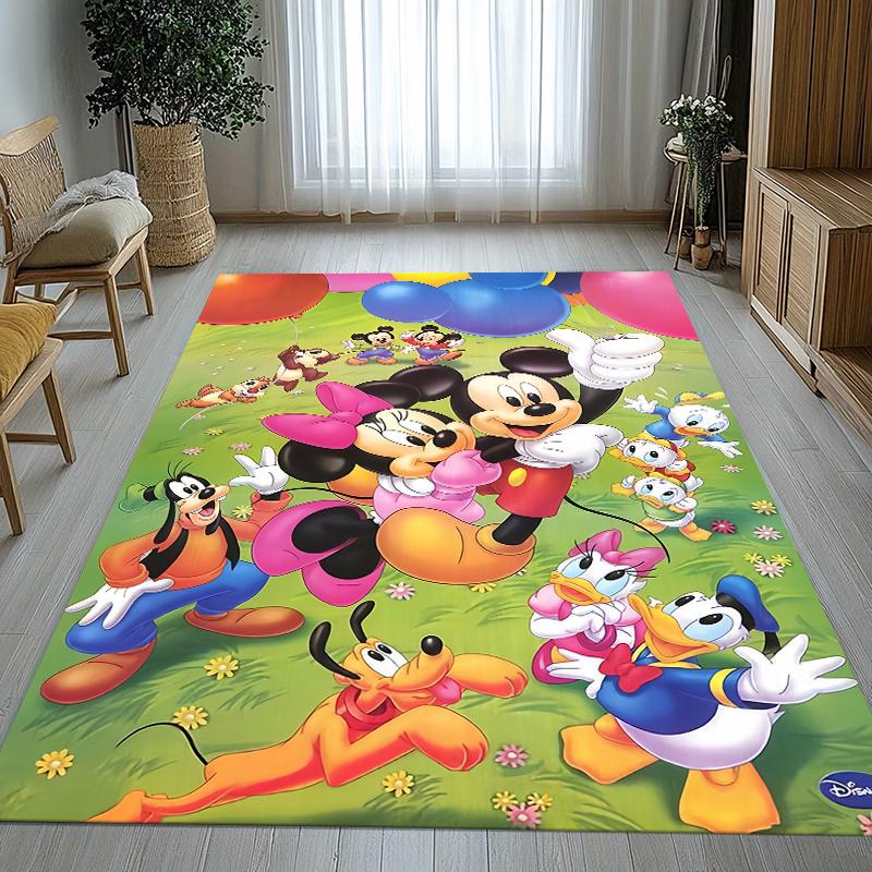 Cartoon Mickey Minnie Mouse Donald Duck Living Room Non-Slip Area Rug Soft Carpet for Bedroom Playroom Sofa,Home Decor Doormat 40x60cm
Cartoon Mickey Minnie Mouse Donald Duck Living Room Non-Slip Area Rug Soft Carpet for Bedroom Playroom Sofa,Home Decor Doormat 40x60cm
