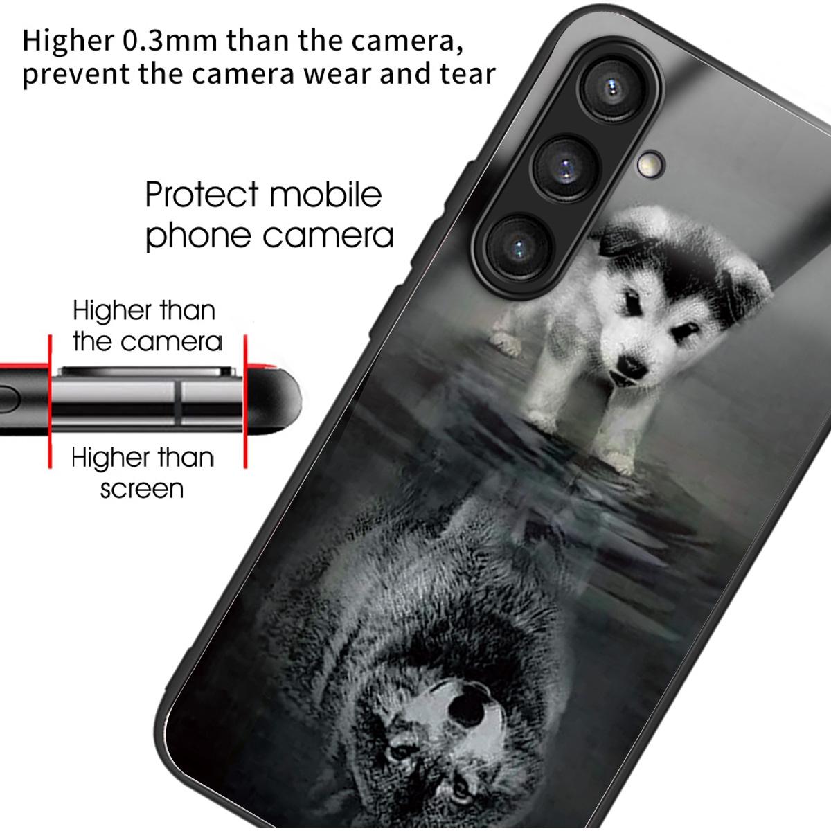 For Samsung Galaxy S24 Tempered Glass+TPU Case Pattern Printing Phone Cover Dog and Wolf
For Samsung Galaxy S24 Tempered Glass+TPU Case Pattern Printing Phone Cover Dog and Wolf