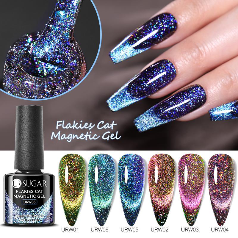 UR SUGAR 7 мл Flakies Cat Магнитный гель Лак для ногтей Glitter Vernis Полуперманентный Впитывание Магнитный УФ-гель Гель для ногтей
UR SUGAR 7 мл Flakies Cat Магнитный гель Лак для ногтей Glitter Vernis Полуперманентный Впитывание Магнитный УФ-гель Гель для ногтей