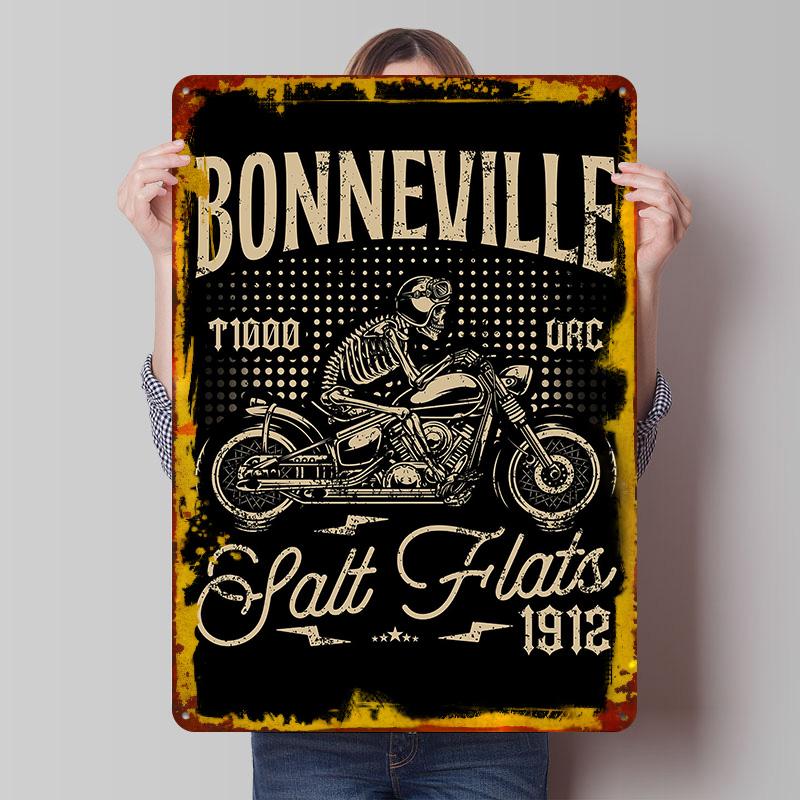 Bonneville Salt Flats Motorcycle Poster Customized Wall Art Vintage Metal Signs Retro Tin Plaque for Man Cave Room Decorations 7.9x11.8In(20x30cm)
Bonneville Salt Flats Motorcycle Poster Customized Wall Art Vintage Metal Signs Retro Tin Plaque for Man Cave Room Decorations 7.9x11.8In(20x30cm)