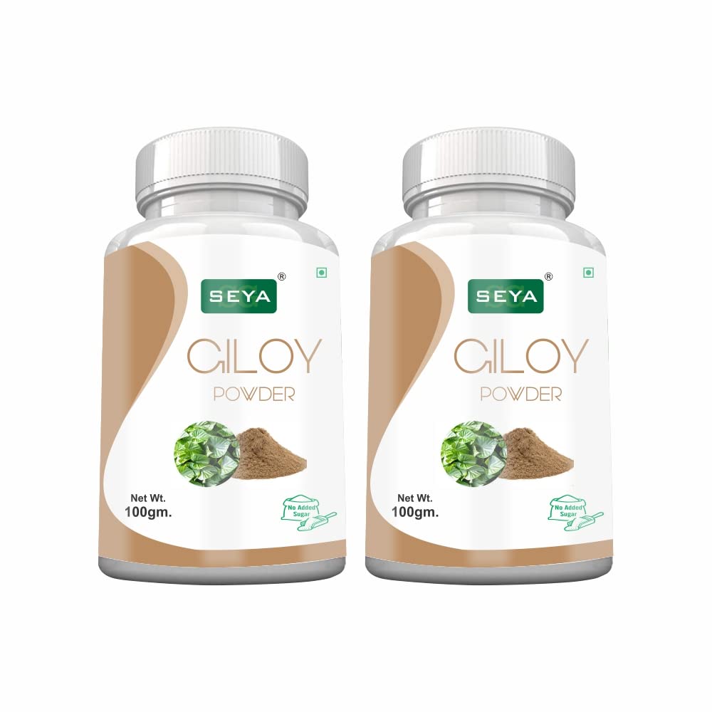 Seya Giloy Powder Guduchi, Gulvel For Immunity Booster | 100gm 0.2lbs Each Pack Of 2
Seya Giloy Powder Guduchi, Gulvel For Immunity Booster | 100gm 0.2lbs Each Pack Of 2