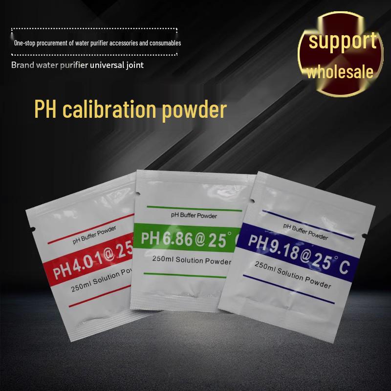 High-Quality Buffer Solution: 4.01 pH, 6.86 pH, 9.18 pH Calibration Powder.
High-Quality Buffer Solution: 4.01 pH, 6.86 pH, 9.18 pH Calibration Powder.
