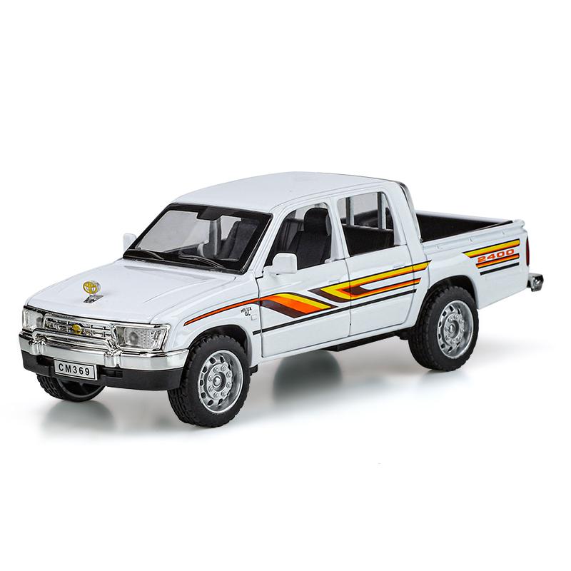 Игрушечная модель пикапа TOYOTA Hilux в масштабе 1/32, литой сплав, миниатюрный автомобиль с инерционным механизмом, звуком и светом, коллекционный подарок для детей белый
Игрушечная модель пикапа TOYOTA Hilux в масштабе 1/32, литой сплав, миниатюрный автомобиль с инерционным механизмом, звуком и светом, коллекционный подарок для детей белый