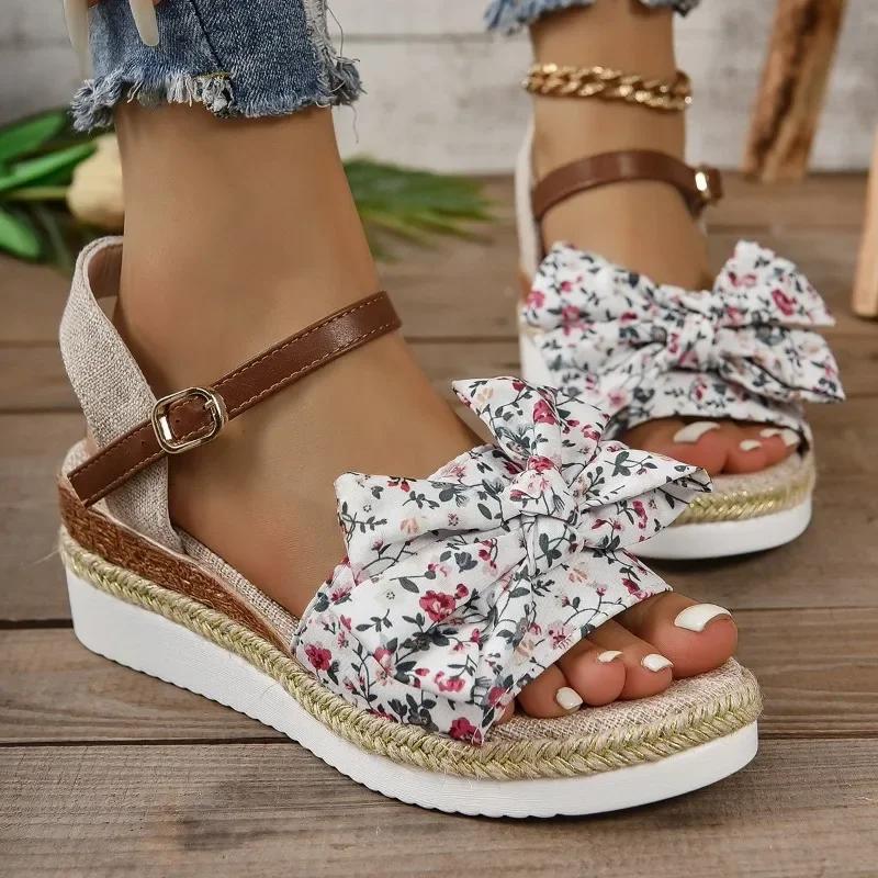 Women s Shoes 2024 New Butterfly-knot Women s Sandals Fashion Buckle Strap Casual Sandals Women Hot Sale Peep Toe Wedge Sandals
Women s Shoes 2024 New Butterfly-knot Women s Sandals Fashion Buckle Strap Casual Sandals Women Hot Sale Peep Toe Wedge Sandals