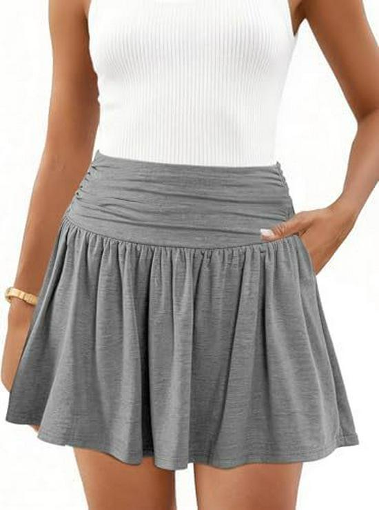 Avanova Women s High-Waisted Pleated Mini Midi Skirts X-Large серый
Avanova Women s High-Waisted Pleated Mini Midi Skirts X-Large серый