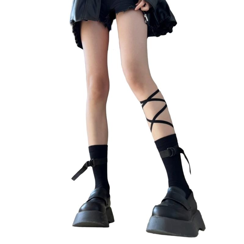 1 Pair Womens Calf Socks Girl Lace up Ankle Socks Personalized Style Socks with String Strap Cotton Socks Cool Socks 1 чёрный
1 Pair Womens Calf Socks Girl Lace up Ankle Socks Personalized Style Socks with String Strap Cotton Socks Cool Socks 1 чёрный
