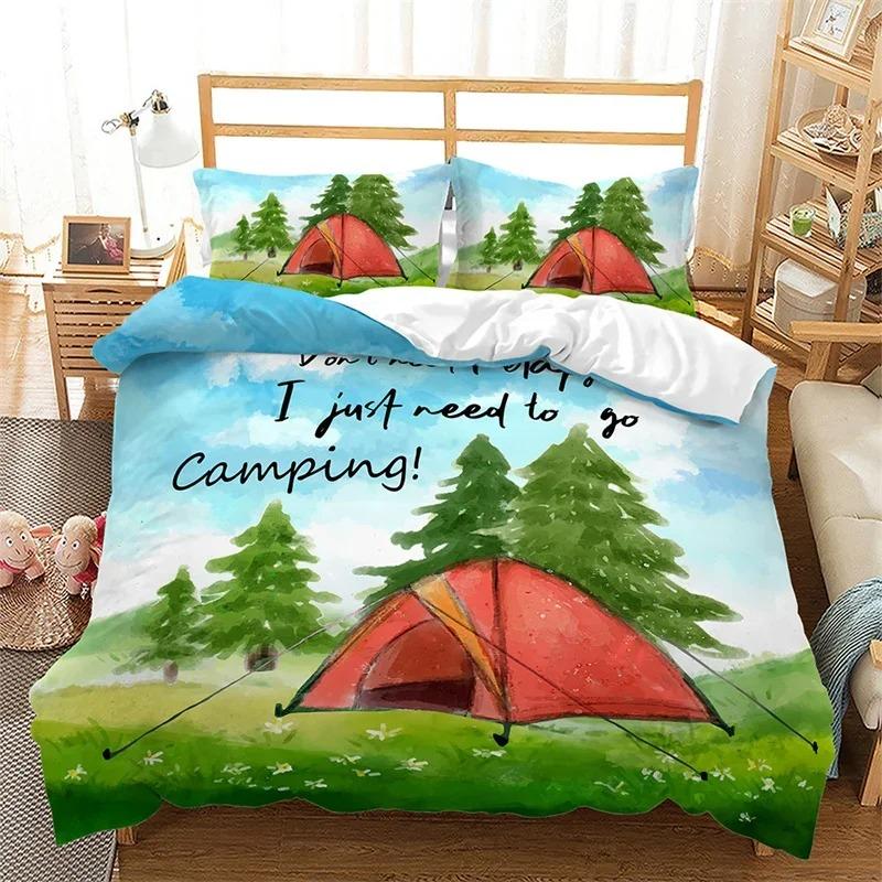 Hapy Camping Soft Duvet Cover Microfiber Camping Travel Car Tre Beding Set Camper Warm Comforter Cover Twin Quen For Young Boys Young Girls Tens 135*200cm Eu-Single
Hapy Camping Soft Duvet Cover Microfiber Camping Travel Car Tre Beding Set Camper Warm Comforter Cover Twin Quen For Young Boys Young Girls Tens 135*200cm Eu-Single