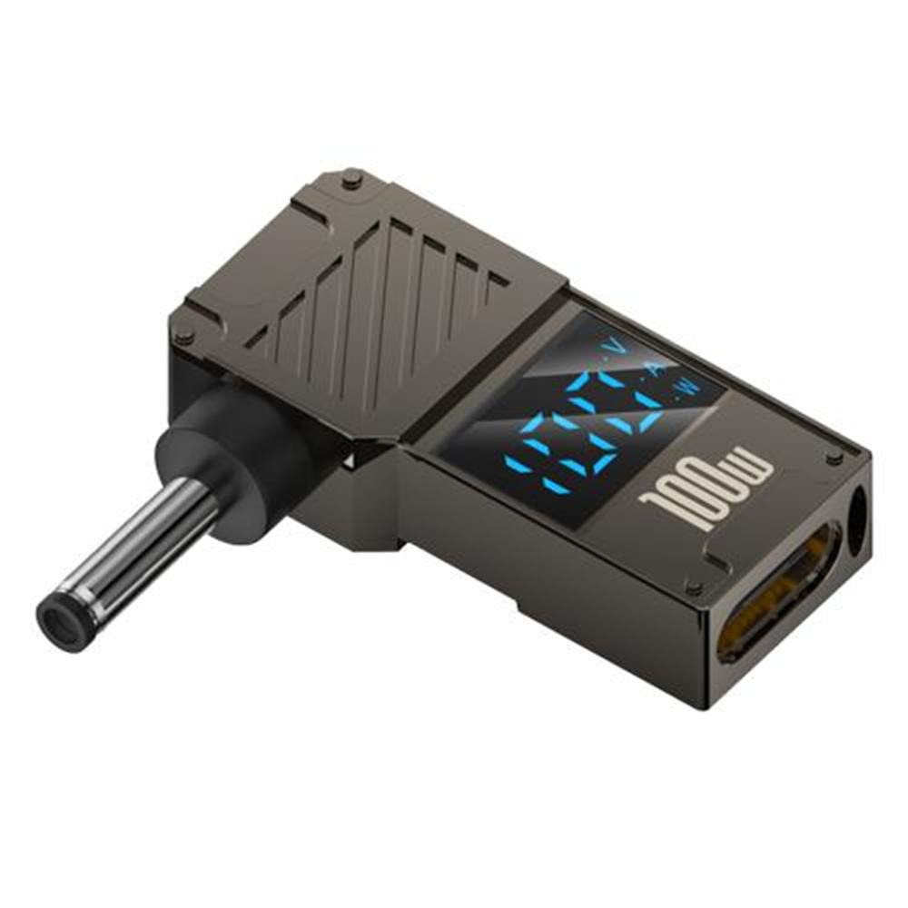 PD 100W Адаптер для заряджання ноутбука Type-C до DC 3.5x1.35мм Цифровий дисплей Конвертер швидкої зарядки As Shown A
PD 100W Адаптер для заряджання ноутбука Type-C до DC 3.5x1.35мм Цифровий дисплей Конвертер швидкої зарядки As Shown A