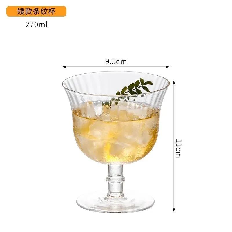Crystal Cocktail Glasses Striped Glass Cup Bar Long Drink Goblets Cold Drink Juice Glasses for Special Occasion 1PCS
Crystal Cocktail Glasses Striped Glass Cup Bar Long Drink Goblets Cold Drink Juice Glasses for Special Occasion 1PCS