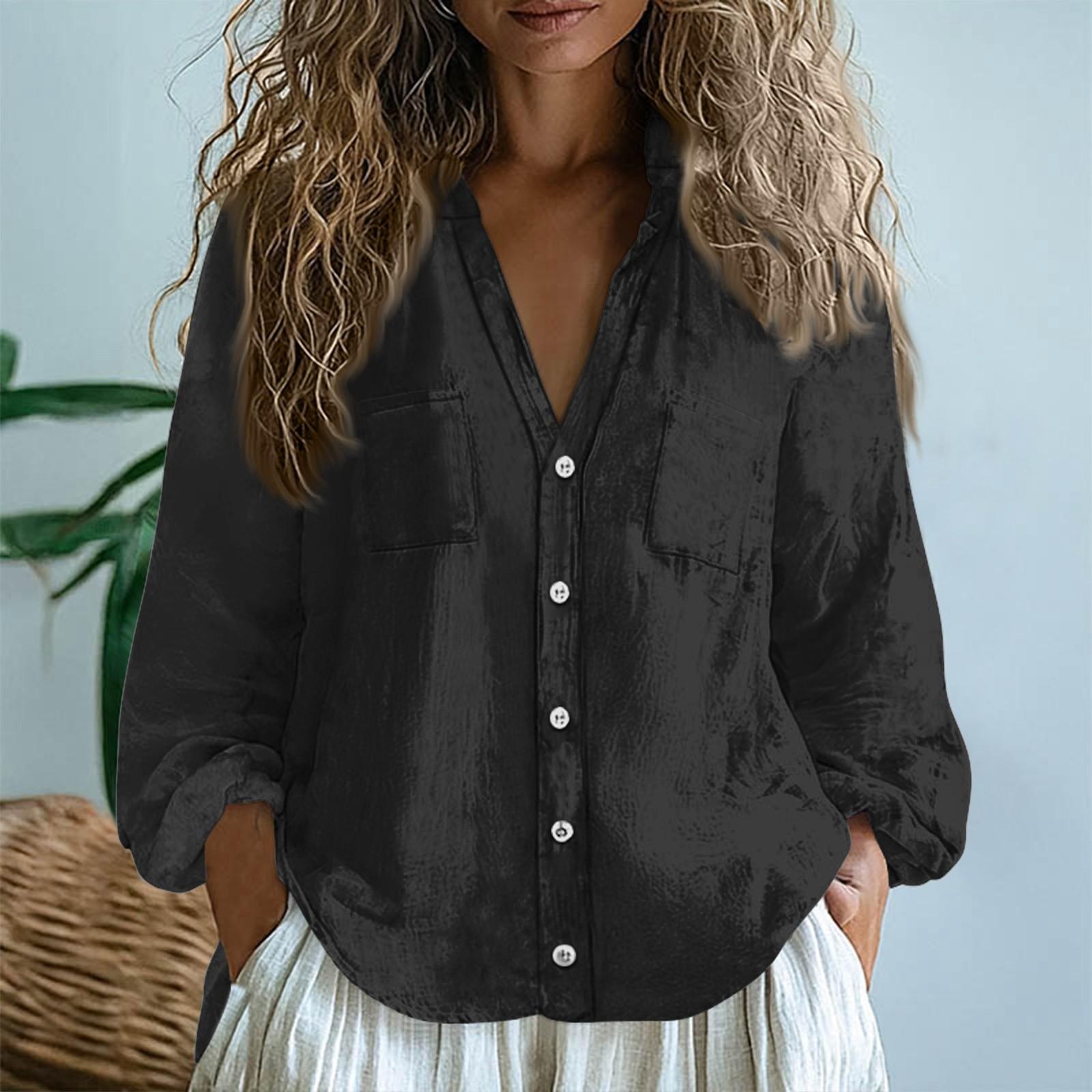 Женские хлопковые льняные топы с длинными рукавами, свободные футболки с V-образным вырезом в стиле бохо, винтажные блузки M чёрный
Женские хлопковые льняные топы с длинными рукавами, свободные футболки с V-образным вырезом в стиле бохо, винтажные блузки M чёрный