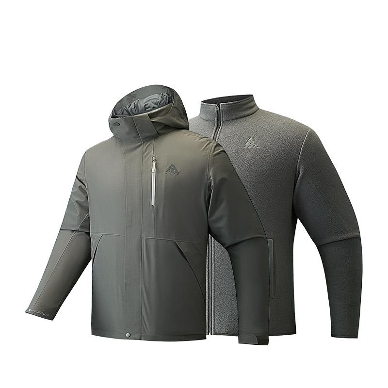 Anta Outdoor Series Three-In-One Hooded Zipper Detachable Fleece Liner Waterproof Windproof Breathable Durable Warm Jacket Men Jacket 952446602-5 XL
Anta Outdoor Series Three-In-One Hooded Zipper Detachable Fleece Liner Waterproof Windproof Breathable Durable Warm Jacket Men Jacket 952446602-5 XL
